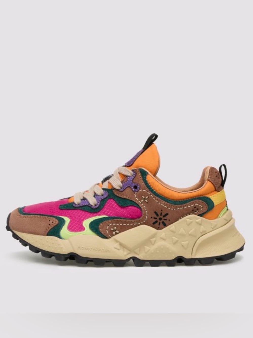 Flower Mountain RULIS WOMAN
Suede and technical fabric sneakers in Fuchsia - Picture 1 of 15